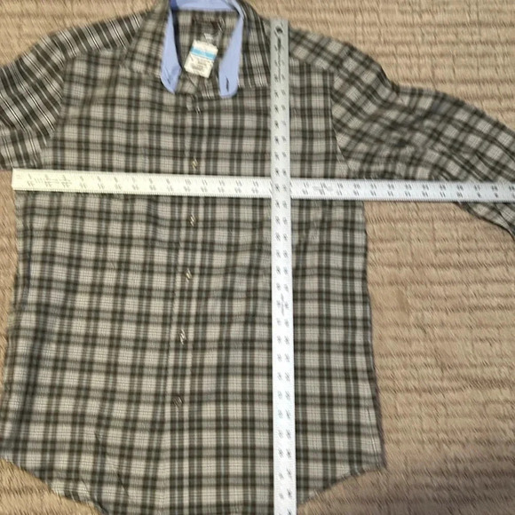 J.McLaughlin NWT men’s brushed cotton gramercy window pane long sleeves Size M - Picture 6 of 6